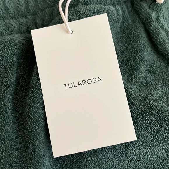 Tularosa Green Terry Jogger Lounge Pants - NEW - Size XS - Picture 6 of 9